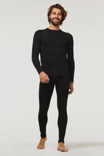 HEMA Heren thermobroek zwart (zwart)