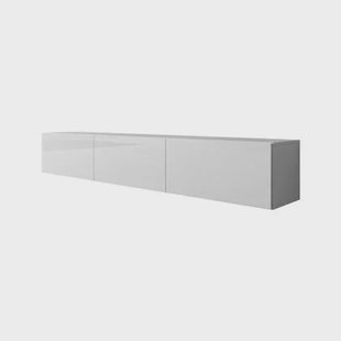 Meubella TV-Meubel Bonzo - Wit - 180 cm Meubella TV-Meubel Bonzo - Wit - 180 cm