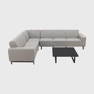 VDG Boavista|Royalty Sunbrella loungeset - Grey - 4-delig - Links