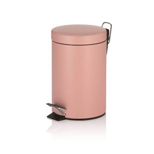Monaco Pedaal Afvalemmer - 3 liter - Roze - Kela