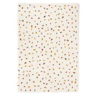 Boho&me Hoogpolig vloerkleed stippen Artisan - wit|multi - 140x200 cm Boho&me Hoogpolig vloerkleed stippen Artisan - wit|multi - 140x200 cm