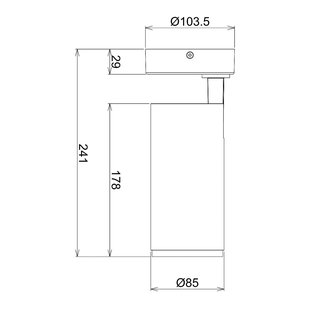 Deko-Light LED plafondspot Lucea, verstelbaar, 20 W wit Deko-Light LED plafondspot Lucea, verstelbaar, 20 W wit