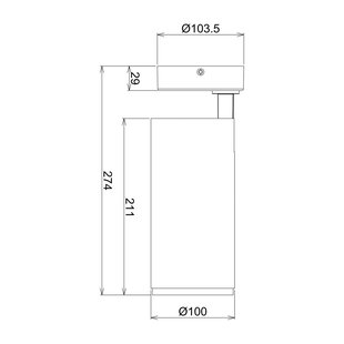 Deko-Light LED plafondspot Lucea, verstelbaar, 30 W wit