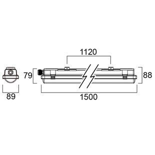 Sylvania Resisto vochtbestendig 1500 IP66 4.000K 30W