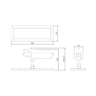 Deko-Light LED paneel TRACK LIGHT, wit, 3-fasen, 4.000 K, aan/uit