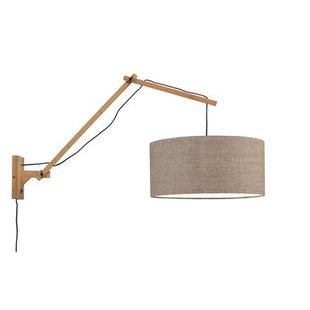GOOD&MOJO Wandlamp Andes - Bamboe|Taupe - 95x47x55cm