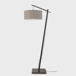 GOOD&MOJO Vloerlamp Andes - Zwart|Lichtgrijs - 72x47x176cm