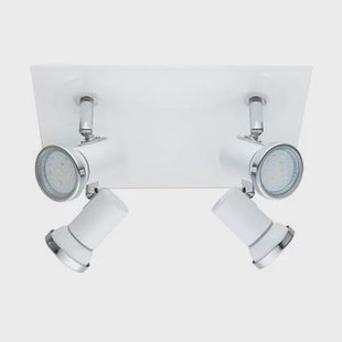 EGLO Tamara 1 - Spot - 4 Lichts - Wit, Chroom