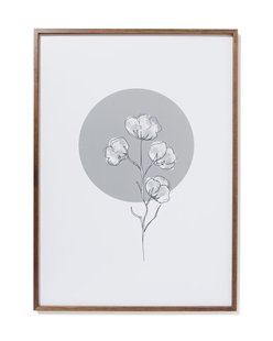 HEMA Fotolijst 50x70cm notenkleur massief hout hout (hout)