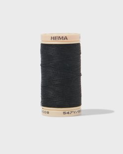 HEMA Naaigaren katoen 500m zwart (zwart)