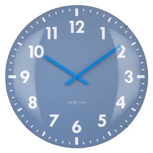NeXtime - Grote Wandklok 50cm Koepelvormig Glas