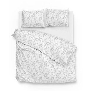 Zo Home Dekbedovertrekset Katoen Satijn Fiori di - white