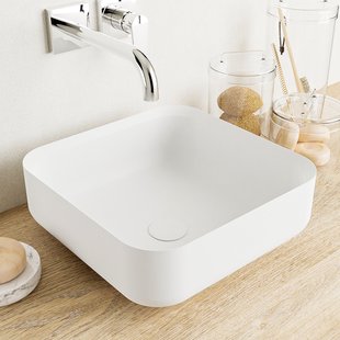 MONDIAZ BINX Waskom solid surface 36cm kleur Talc / Talc