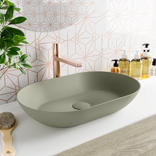 MONDIAZ ONNI Waskom solid surface 55cm kleur Army / Army