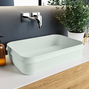 MONDIAZ ARVO Waskom solid surface 55cm kleur Greey / Greey