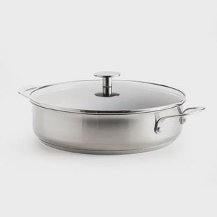 KitchenAid Stainless Steel Hapjespan met Deksel Ø 28 cm