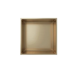 Inbouwnis Boss & Wessing Colorato 30x30x10 cm Geborsteld Goud