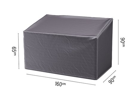 AeroCover | Loungebankhoes Hoge Rug 160 x 90 x 65/90(h) cm