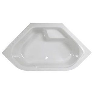 Wisa Anzio bad acryl zeshoekig 145x145x44,5cm wit 5050400615
