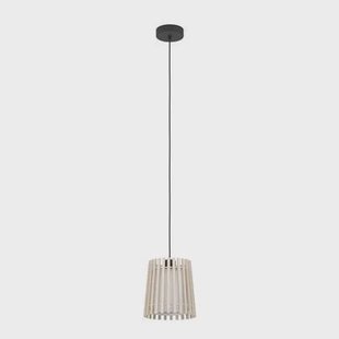 EGLO Fattoria Hanglamp - E27 - Ø 20 cm - Zwart|Bruin|Wit