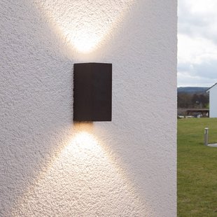 Lucande Tavi LED buiten wandlamp Bridgelux set van 2 Lucande Tavi LED buiten wandlamp Bridgelux set van 2