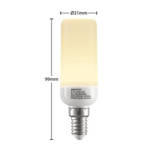 Arcchio LED buislamp E14 4,5W 3.000K set van 2