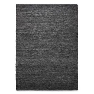 Nordic Weavers Wollen vloerkleed Lett - donkergrijs - 300x400 cm