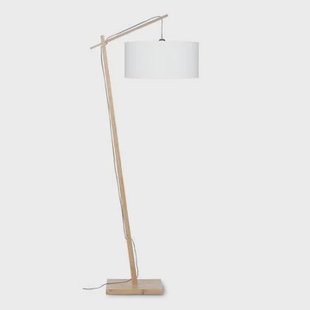 GOOD&MOJO Vloerlamp Andes - Bamboe|Wit - 72x47x176cm GOOD&MOJO Vloerlamp Andes - Bamboe|Wit - 72x47x176cm