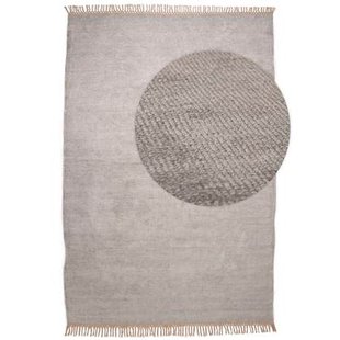 Tapeso Viscose vloerkleed - Gem grijs - 160x230 cm