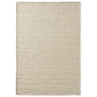 Tapeso Wollen vloerkleed - Bokn wit - 120x170 cm