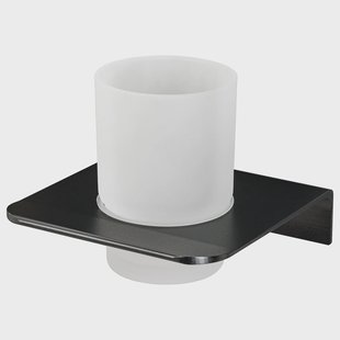 Bekerhouder Haceka Redefine Enkel Alu Mat Zwart Bekerhouder Haceka Redefine Enkel Alu Mat Zwart