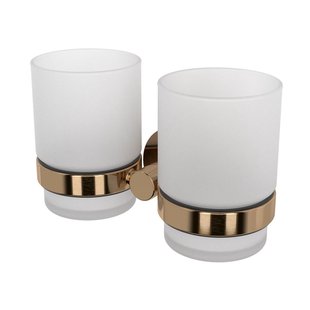 Tandenborstelhouder Haceka Kosmos Dubbel Geborsteld Koper