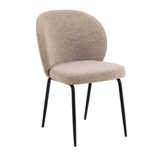 by fonQ Curve Eetkamerstoel - Beige by fonQ Curve Eetkamerstoel - Beige