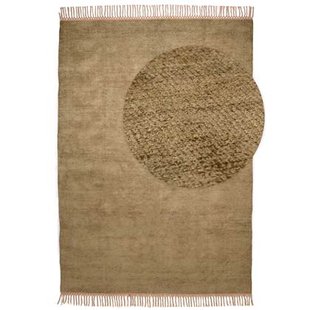 Tapeso Viscose vloerkleed - Gem olijfgroen - 160x230 cm Tapeso Viscose vloerkleed - Gem olijfgroen - 160x230 cm