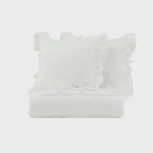 Venture Home Dekbedovertrek Levi 220x240 cm katoen wit