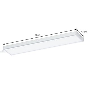 Prios Ashtonis LED meubelverlichting 1x aanvulling