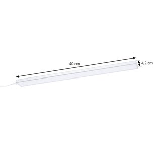 Prios Ashtonis LED meubelverlichting, hoekig, 40 cm