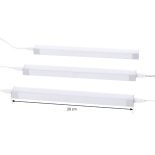 Prios Esbena LED meubelverlichting CCT 20 cm set van 3