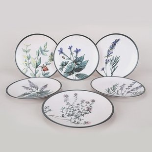 Set van 6 borden Zinzi | Hermia