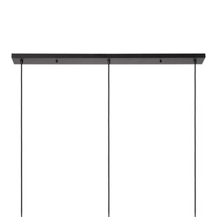 Lucide Hanglamp Danza, 3-lamps, langwerpig, goud