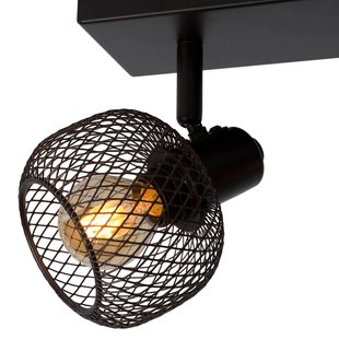 Lucide Plafondspot Maren, 2-lamps, zwart