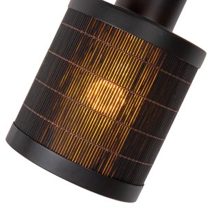 Lucide Tagalog plafondspot gemaakt van bamboe, 1-lamp