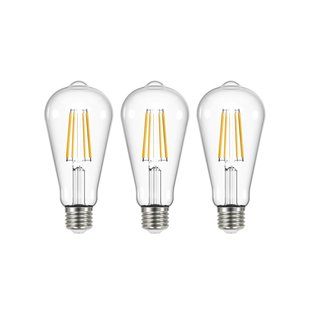 Arcchio LED filament lamp helder E27 3.8W 2700K 806lm set van 3