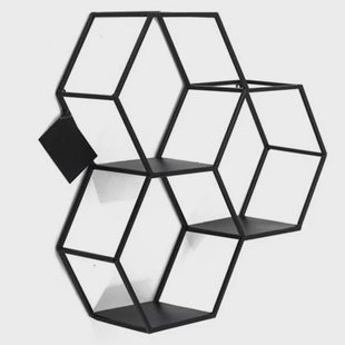 Vtw Living - Organische Spiegel Asymmetrisch van Hout - Zwart - 120 cm