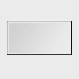 Vtw Living - Badkamerspiegel met Verwarming Zwarte Rand - 80 x 60 cm