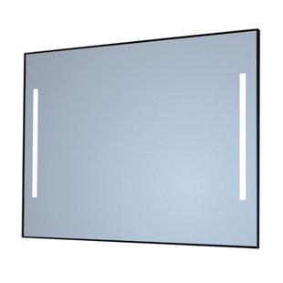 Spiegel Sanicare Q-Mirrors 75x70 cm Rechthoek Met Links & Rechts LED Cold White, Omlijsting Aluminium incl. ophangmateriaal Zonder Schakelaar Spiegel Sanicare Q-Mirrors 75x70 cm Rechthoek Met Links & Rechts LED Cold White, Omlijsting Aluminium incl. ophangmateriaal Zonder Schakelaar