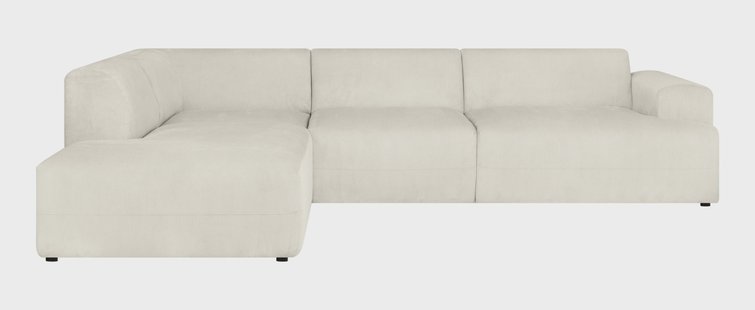 Hoekbank Sevilla XXL links ribstof | NADUVI Collection