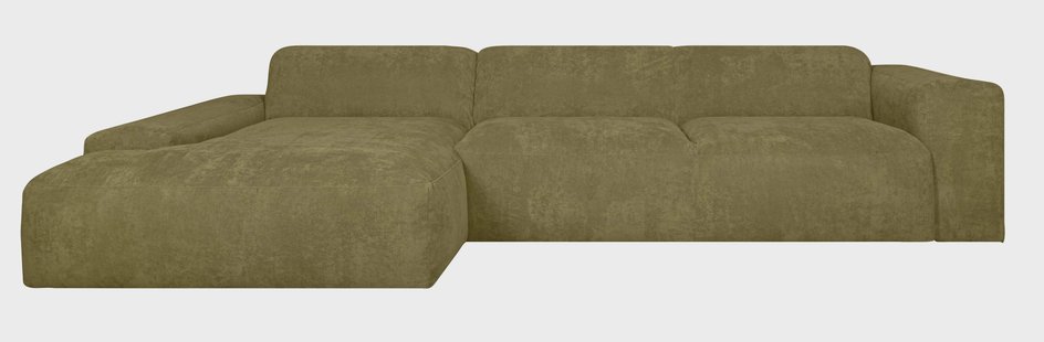 5-zitshoekbank Hilton links ribstof | NADUVI Collection