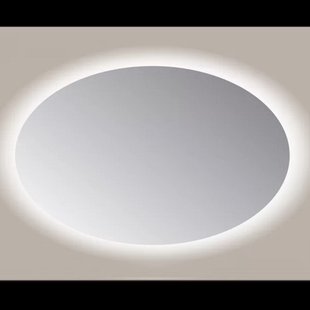 Spiegel Sanicare Q-Mirrors 60x80 cm Ovaal Met Rondom LED Cold White en Afstandsbediening incl. ophangmateriaal Spiegel Sanicare Q-Mirrors 60x80 cm Ovaal Met Rondom LED Cold White en Afstandsbediening incl. ophangmateriaal