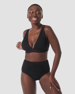 HEMA Dames bikinibroekje control hoge taille zwart (zwart)